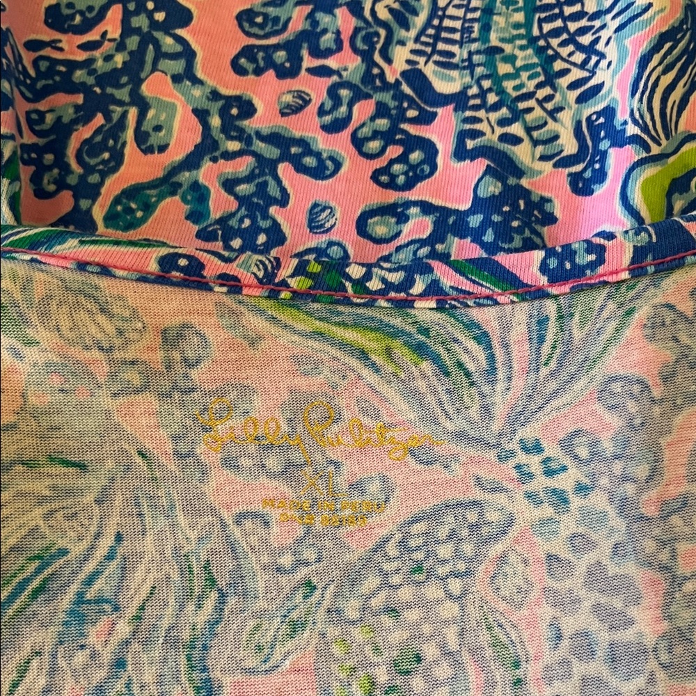 Lilly Pulitzer Dress- Pink and Blue Floral